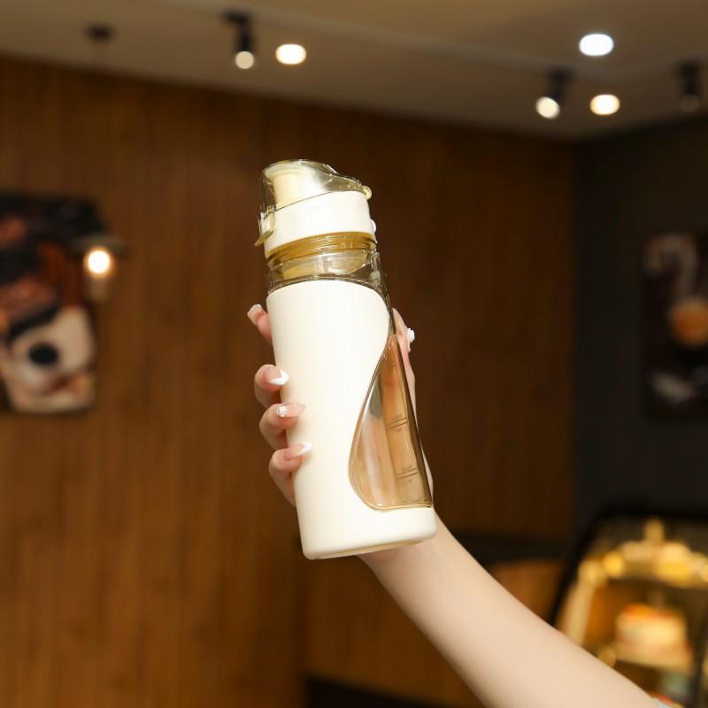 Travel Cup, Sports Space Cup, High Double-layer Plastic Cup, Water Cup, Summer Water Bottle