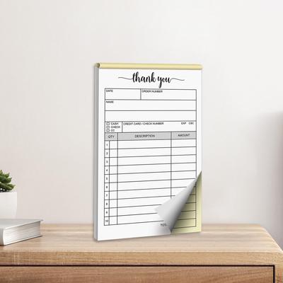 Книга учета продаж Спасибо Заказ на продажу Удобный Прочный Профессиональный 2-х слойный