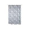 Rideau de douche Polyester MOSAIKO 180x200cm QUALITE PREMIUM Bleu &amp; Beige - Anneaux inclus MSV