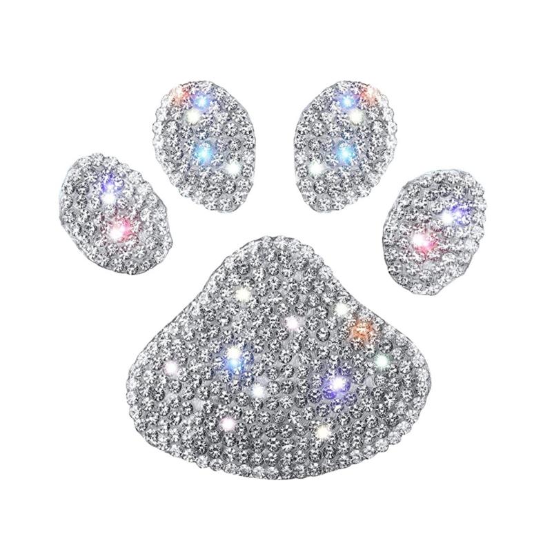 Shimmering Rhinestones Butterfly Car Sticker Sparklings Crystal Decal for Bumpers Window Laptop& DIY Auto Accessories