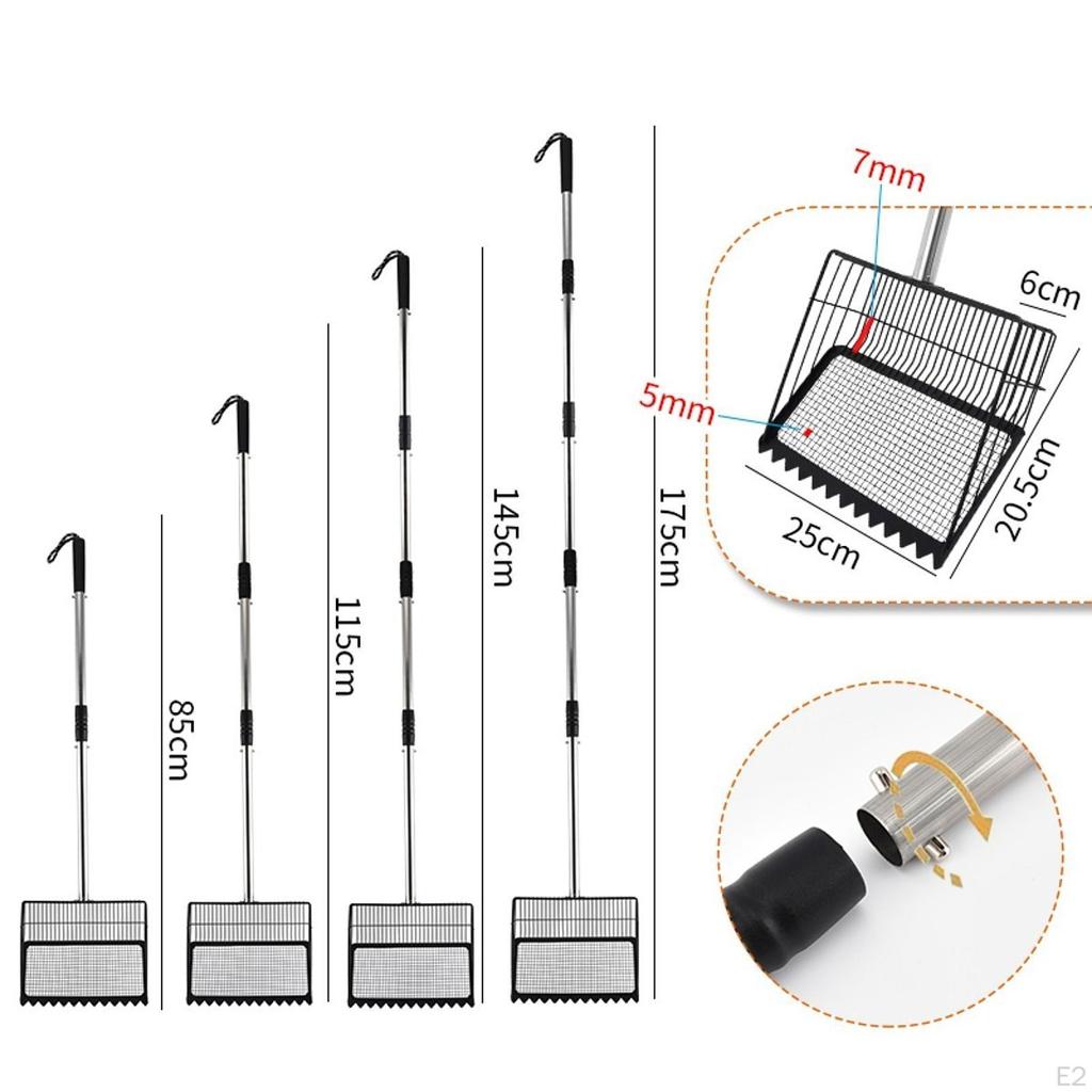 25см Инструмент для очистки пастбищ от птичьего помета Универсальный Легкий Инструмент для уборки куриного помета