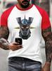 Classic Anime Mazinger Z Robot 3D Printed T-shirt Summer Men's Cartoon Short Sleeved Shirt Harajuku Street Casual Round Neck Pullover