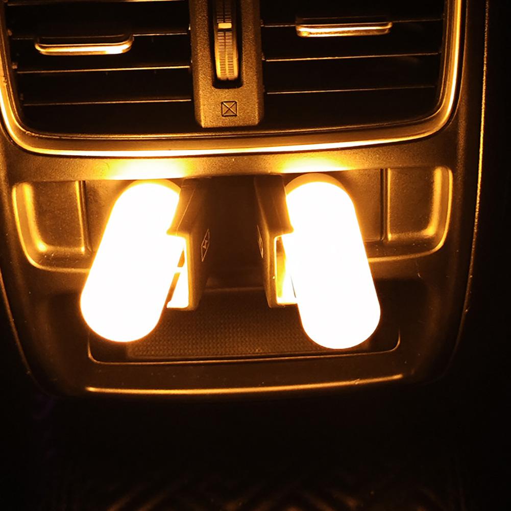 Car LED Night Lights Car Interior Ambient Mini Light Emergency Lighting Home Decorative Light Atmosphere USB Lamp Accessories