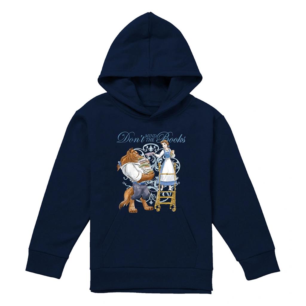 Beauty And The Beast Childrens/Kids Don't Mind the Books Hoodie