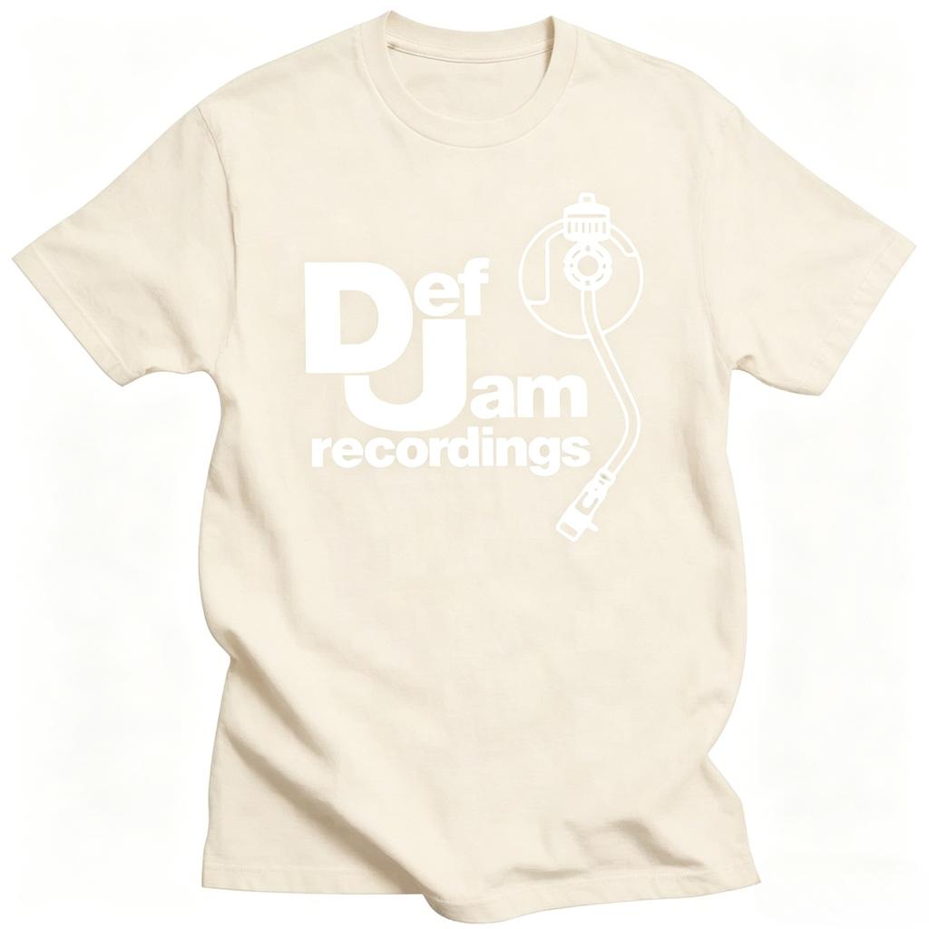 Unisexs DEF JAM Recordings Classic Rap Hip Hop Print TShirt Unisexs Clothing and Womens Clothing  Summer New Graphic T Shirts