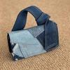Универсальная сумка-слинг из денима с косой застежкой, небольшая квадратная сумка для поездок на работу, повседневная сумка через плечо в Корейском стиле