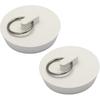 Luomorgo 2 Pack Rubber Drain Stopper - Fits 1-3/4 Inch to 1-7/8 Inch Leak-Proof Plugs for Bathtub & Kitchen Sink, Heavy Duty Bath Tub Seal with