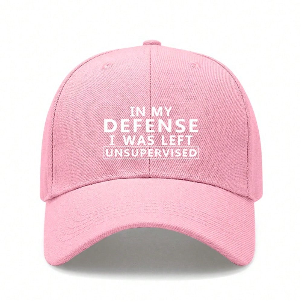 Beige Letter Print Baseball Cap - Adjustable Unisex Soft Fabric Baseball Hat For Daily Wear Outdoor Sports Sun Protection