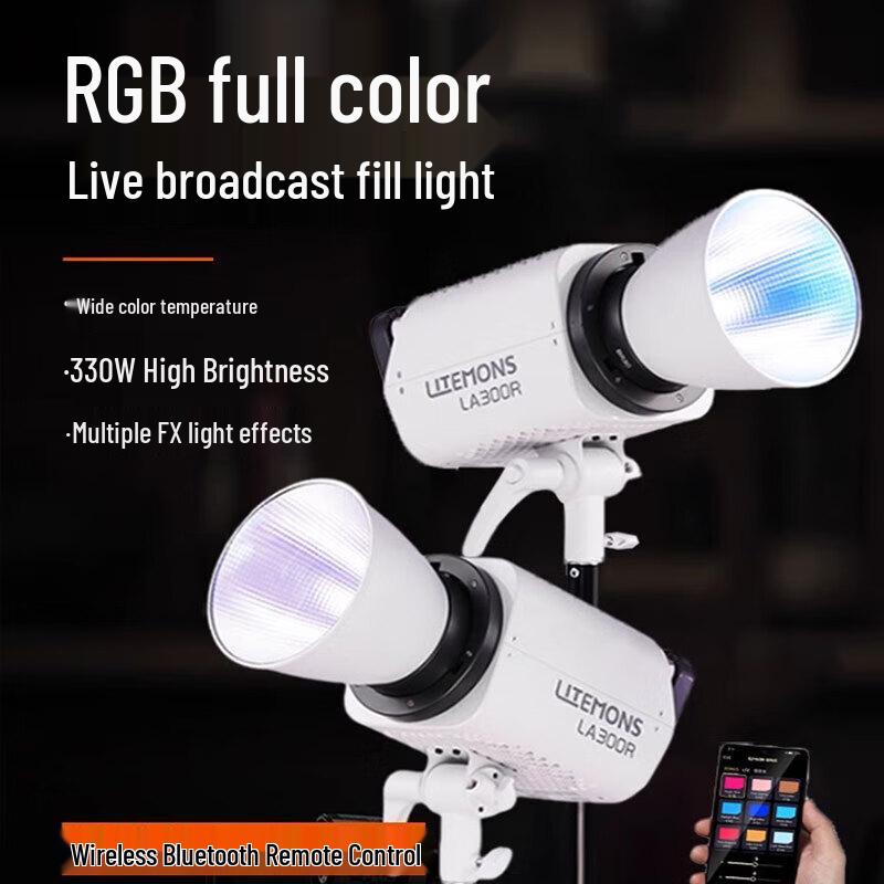Комплект светодиодного видеосвета Godox LA150R RGB с софтбоксом QR-P90T