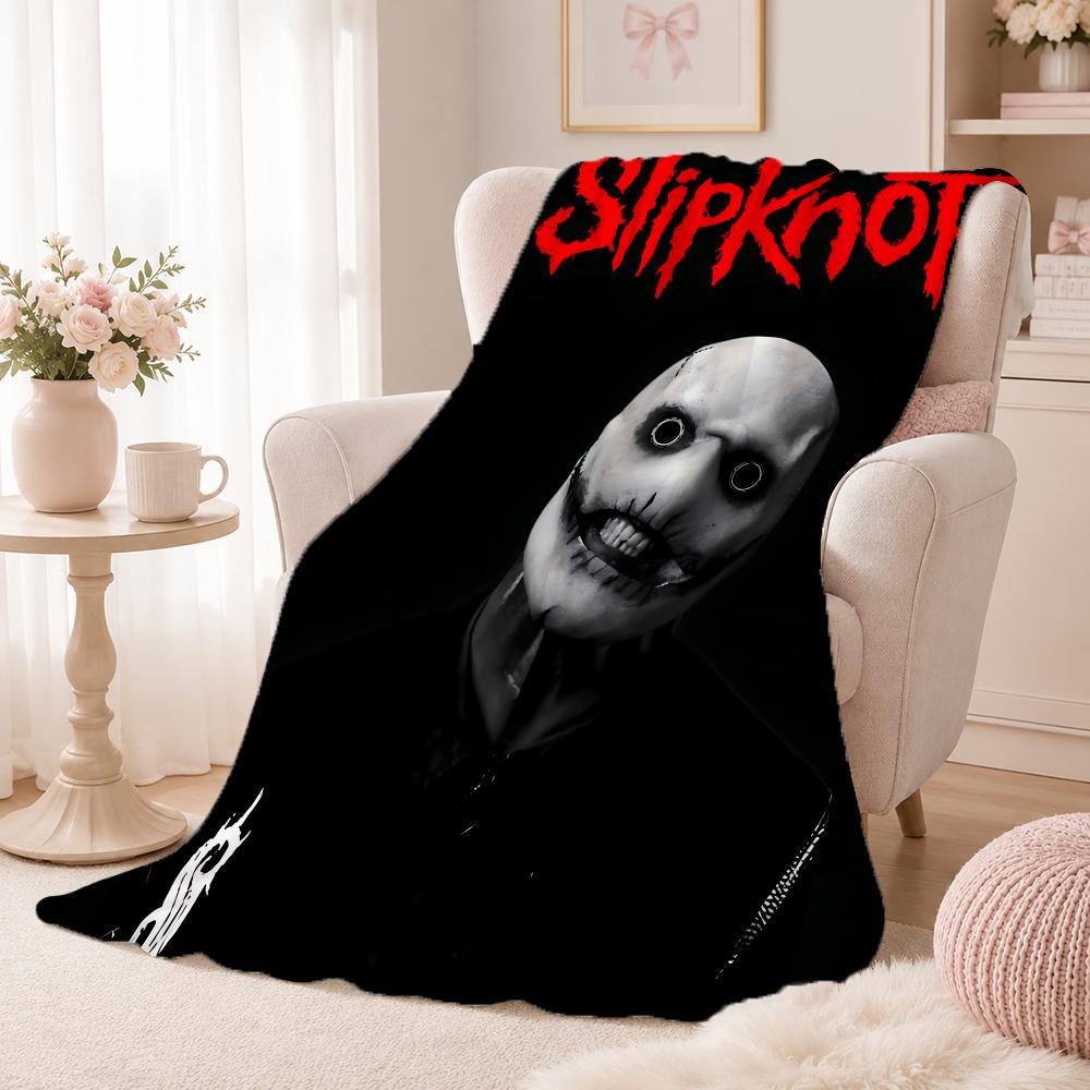Rock Band S-SlipknotS Бросок Летнее Фланелевое Плетение Мягкое Антистатическое Стираемое Безопасное для Детей Диван Кровать