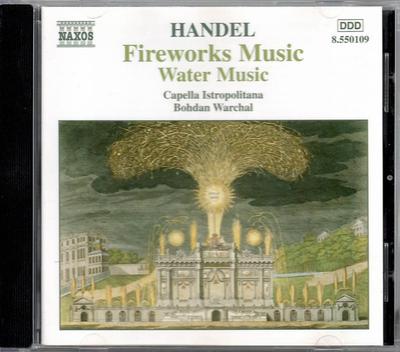 CD ХЕНДЕЛЬ / CAPELLA ISTROPOLITANA, БОГ - Музыка фейерверка / Музыка на воде 8550109 Naxos 2001 Не Япония Классика Б/У