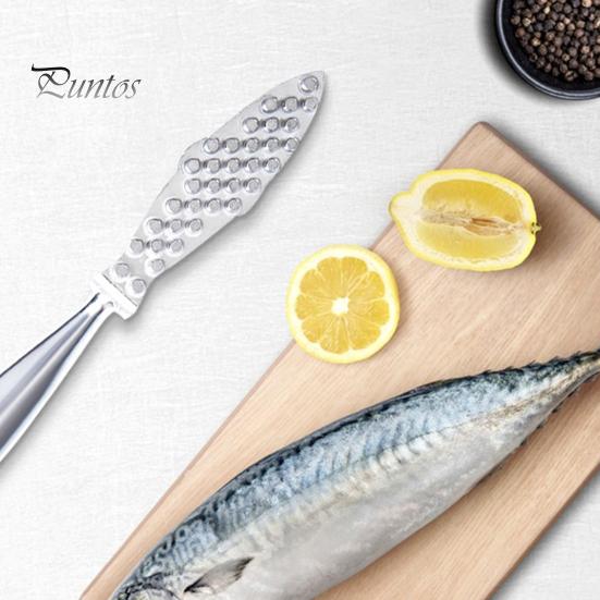 Рыбочистка из нержавеющей стали для удаления накипи, легкоочищаемый инструмент для чистки чешуи рыбы, скребок для чистки рыбы