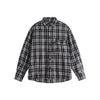 2024 Клетчатая рубашка с длинным рукавом в японском стиле Гонконга Ins Свободная рубашка для мальчиков Летнее модное универсальное повседневное пальто