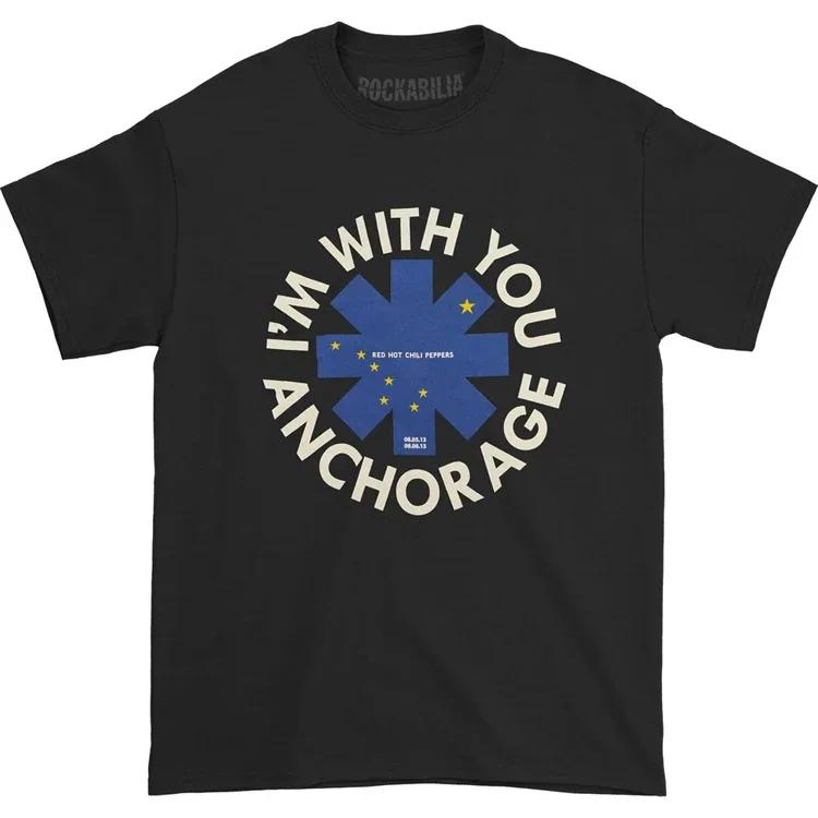 Повседневные футболки Red Hot Chili Peppers Крутые Забавные Мужские Женские Хлопок Короткий Рукав Оверсайз Уличная Одежда Дети Мальчик Девочка Летний Топ