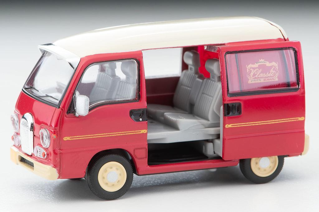 Tomica Limited Vintage Neo Subaru Sambar Dias Classic 96 года выпуска, готовый продукт 316770 1/64 LV-N249b Красный/Белый