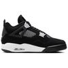 Кроссовки Air Jordan 4 Retro White Thunder Unisex черные FQ8138-001