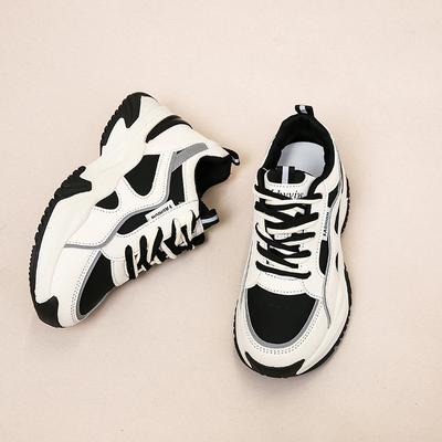 Летняя новая обувь трехмерная тонкая толстая подошва высокая микрофибра можно носить во все сезоны