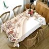 Diamond Flower Tablecloth Butterfly And Morning Glory Washable Thicken Cotton Cloth Rectangular And Round Table Cloth