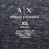 Armani Exchange Футболка с тисненым логотипом, с коротким рукавом, XS, темно-синяя, мужская, б/у