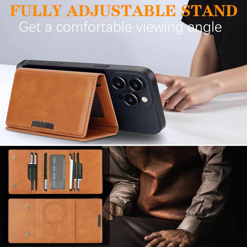 MagSafe Magnetic Card Holder Case with Multi-Card Slots for iPhone 17 Air 161.