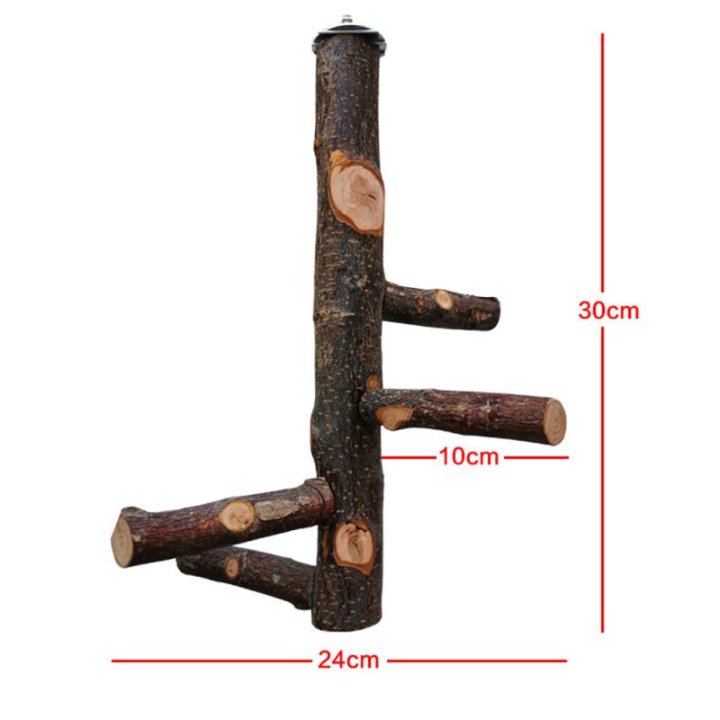Подставка для попугая из цельного дерева, подставка для палки, кусающая молярный коготь, шлифовальная игрушка, принадлежности для клеток для птиц