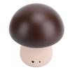 Small Wood Mushroom Lamp Night Light Cordless Bedside Touch Lamp USB Rechargeable 450mAh Battery