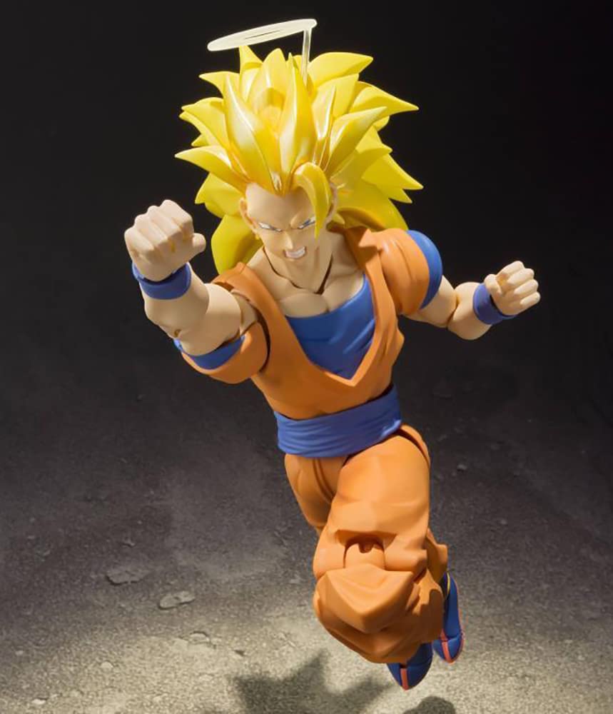 TAMASHII NATIONS Super Saiyan 3 Son Goku 155mm Painted Movable Figure S.H.Figuarts Approx. PVC&ABS