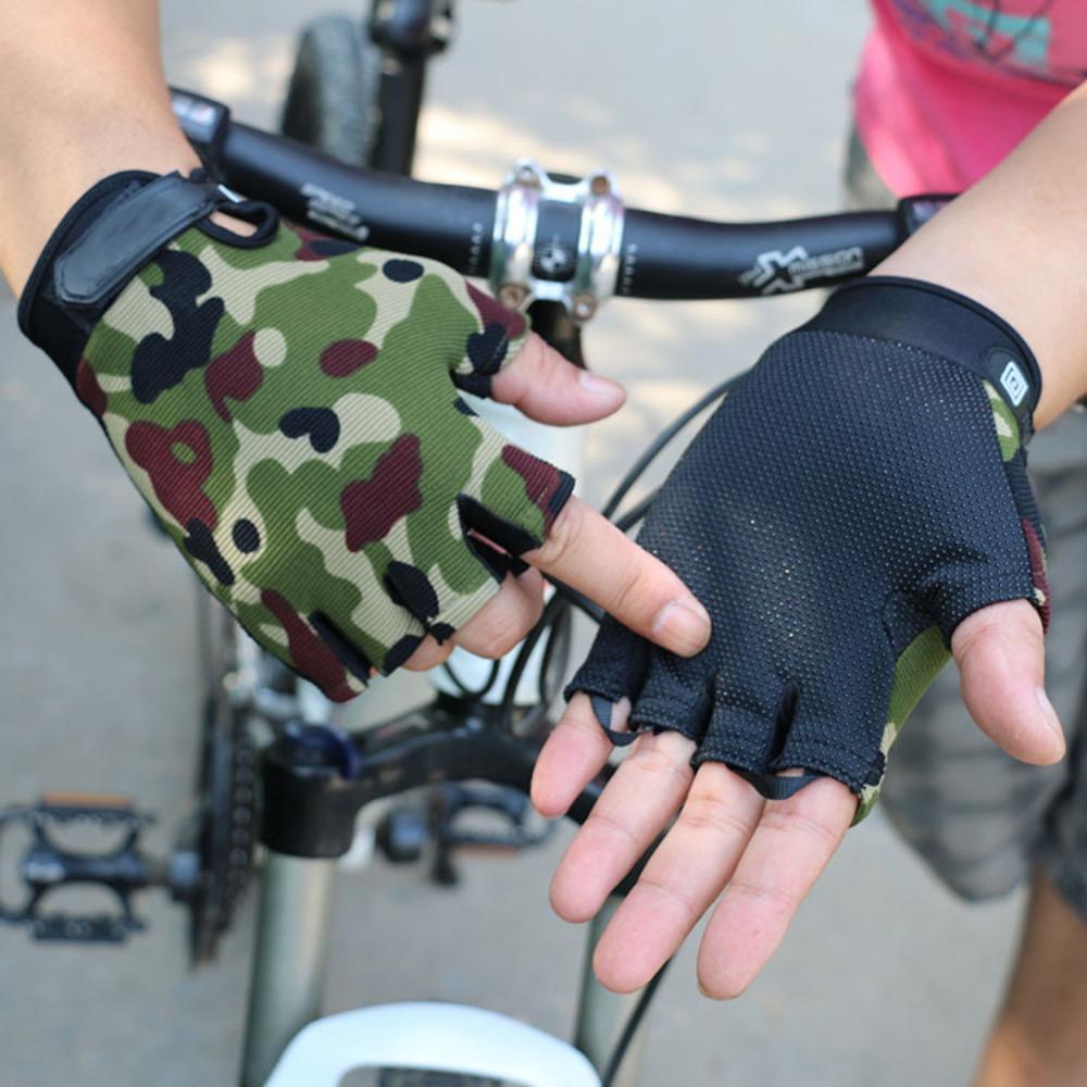 Outdoor Tactical Gloves Sports Riding Gloves Performance Half Finger Gloves Non-slip Fishing Thin Fitness Gloves
