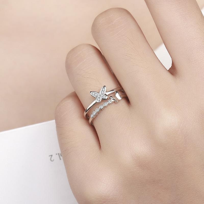 925 Sterling Sliver Rings Shining Zircon for Women Wedding Engagement Jewelry Fashion High Quality