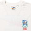 Nike Дышащая футболка с коротким рукавом и логотипом. Мужские топы белого цвета DA1490-101