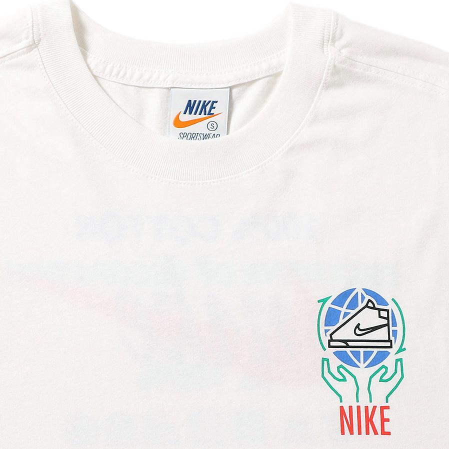 Nike Дышащая футболка с коротким рукавом и логотипом. Мужские топы белого цвета DA1490-101
