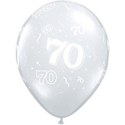 Qualatex Латексные шары 70-летие (Упаковка из 2 шт.)