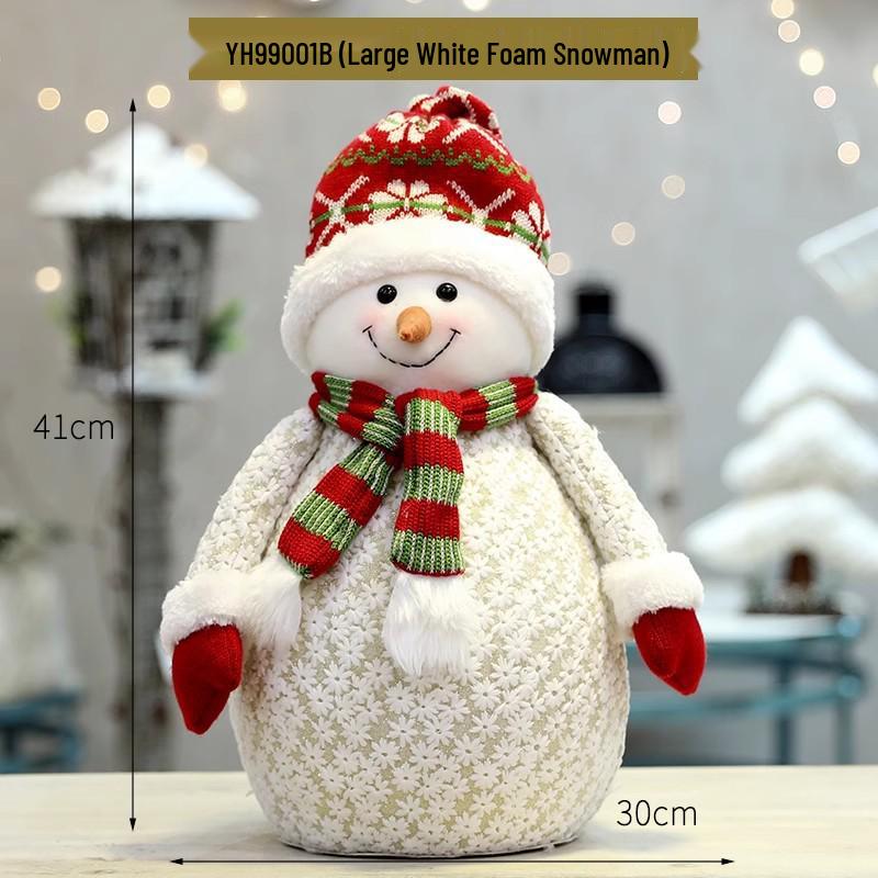 Серия «Рождественская снежинка»: Снеговик, Санта и Олень - Ёлочные игрушки для праздничного декора