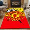 "Manchester United Logo Design Rug" Patterned carpet, non slip mat suitable for living room and bedroom sofas