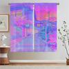 02City Pop Window Blinds Спальня Затемняющие Шторы для Окна Раздела Кудри Готовые Шторы Дешевые Шторы-жалюзи Подхваты Для Штор