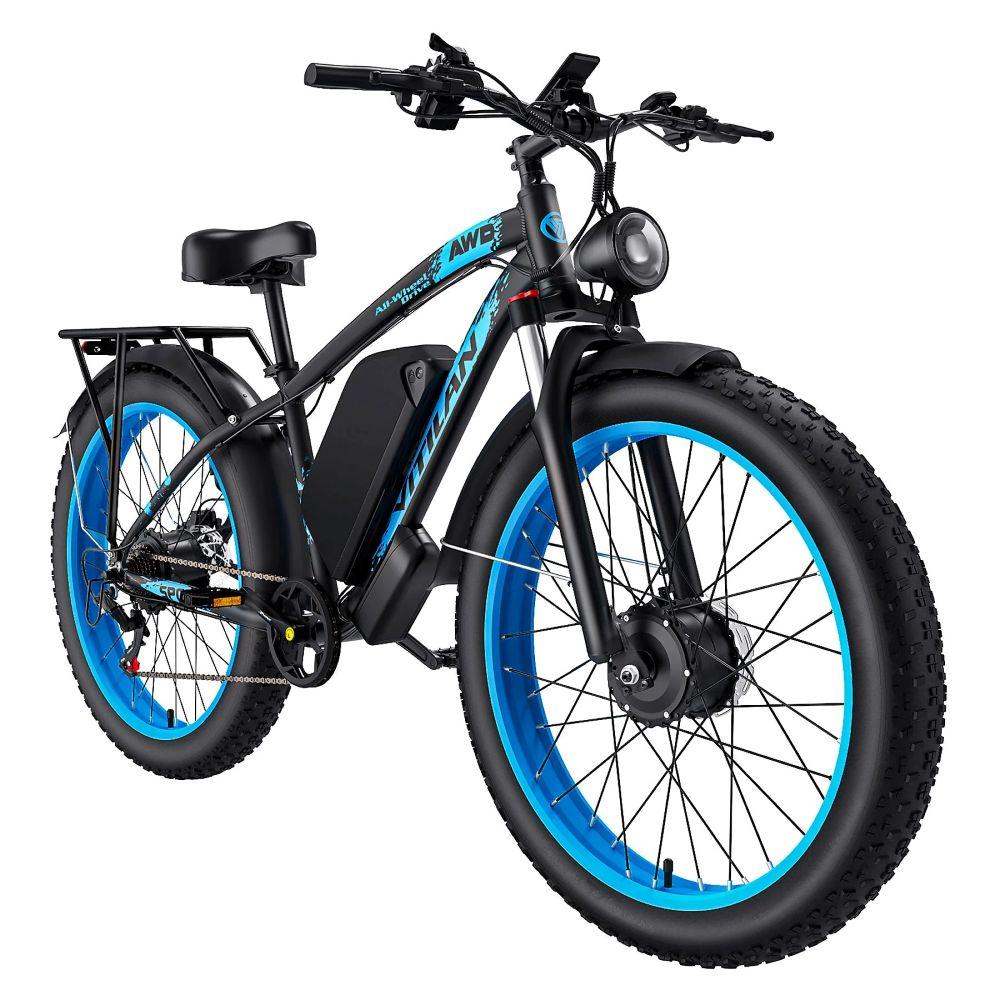 Electric bicycle VITILAN H5, 2000W motor, 52V 25Ah battery, top speed 64 km/h, cruising range 105 km, 24x4.0 inch tires