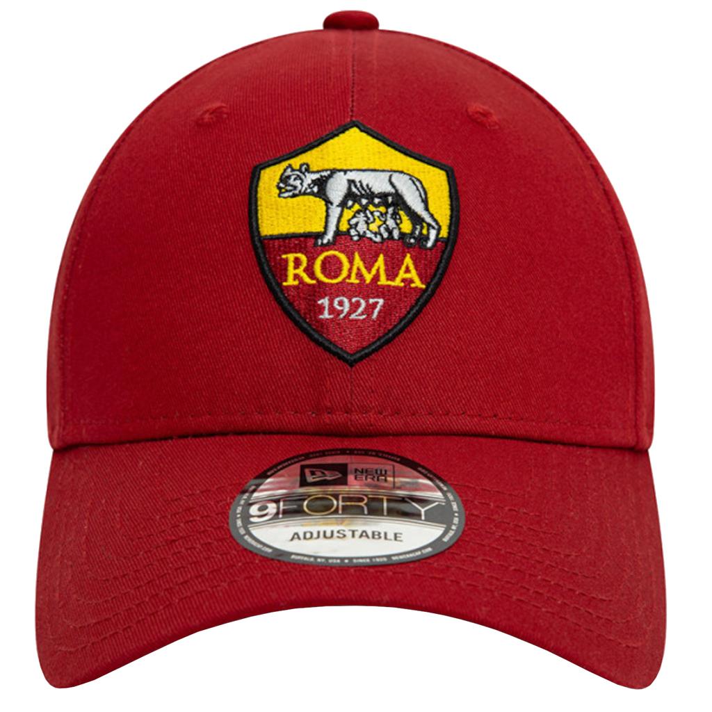 New Era Core 9FORTY AS Roma Cap, Mens red Cap