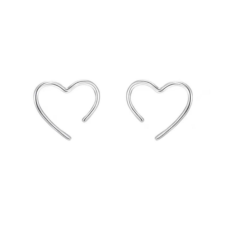 Серьги-гвоздики Love, женские изысканные персонализированные серьги Cold Wind, легкие роскошные серьги высокого класса Niche Design