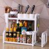 2-Story Kitchen Storage Rack Sliding Cabinet Basket Storage Drawer Multi-Purpose Sink Storage Suitable For Bathroom Kitchen Desk