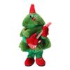 Electric Christmas Tree Plush Toy 8 Songs Continuous Play Glowing Swinging Singing Dancing Cute