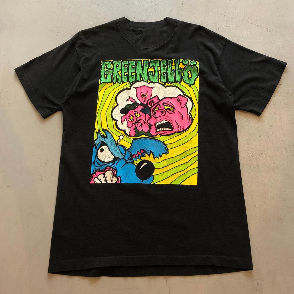 Vintage Green Jelly Band Cripy T-shirt All SE143 FREE SHIPPING