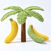 Сизалевая Банановая Игрушка для Кошек Интерактивная Саморазвлекающаяся Котенок Жевательная Палочка Царапалка Товары для Чистки Зубов и Когтей Питомца