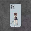 КРУТЫЙ Чехол для телефона K-Kill La Kill Для iPhone 16,15,14,13,12,11,Plus,Pro Max,XS,X,XR,SE,Mini,8,7 Мягкий Силиконовый Черный Чехол