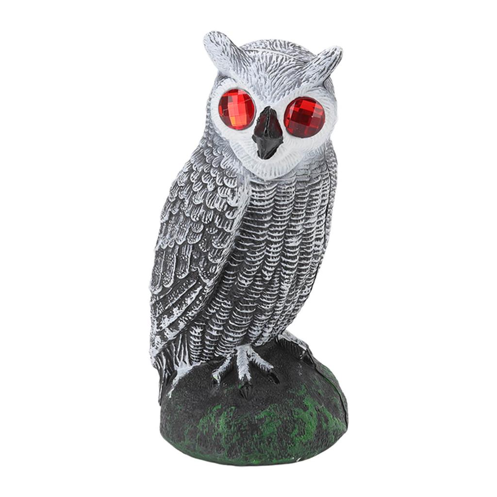 Owl Bird Deterrent Garden Plastic Red Eyes Owls To Keep Birds Away Fine Details Wear Resistant Owls