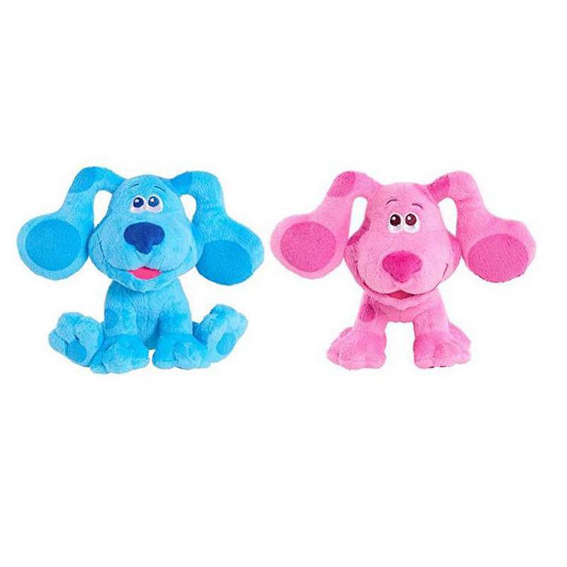 20cm Large Blue's Clues & You! Beanbag Plush Doll Blue Pink Dog Soft Stuffed Toys Cute Christmas Plush Toys Pillow for Kids Gift