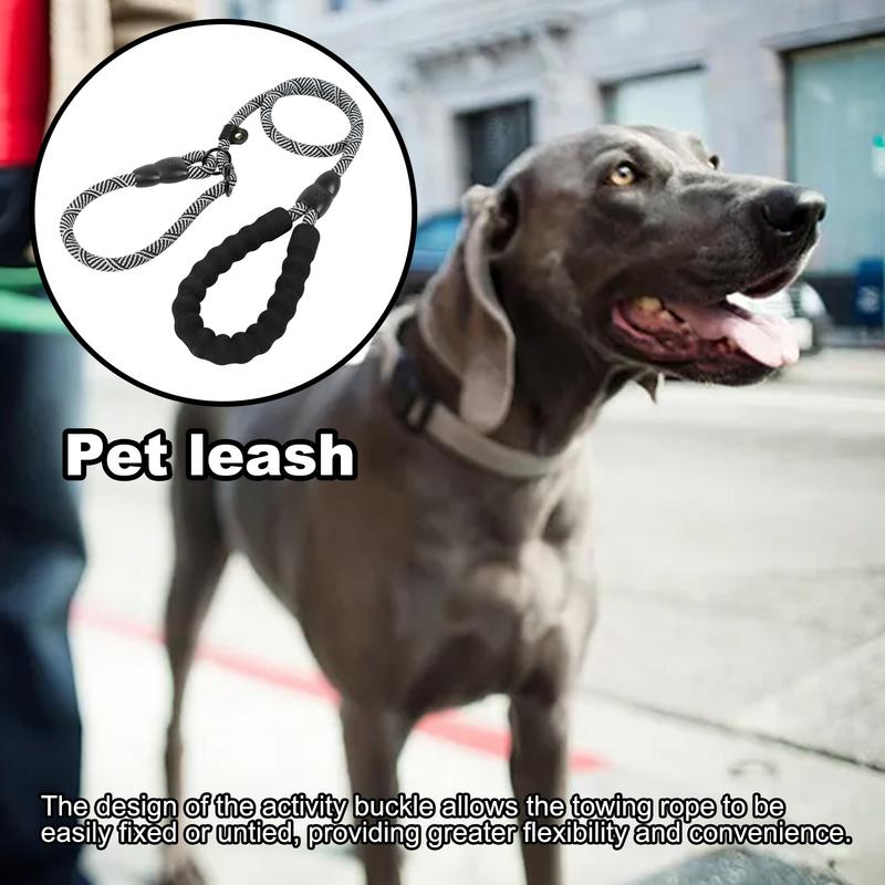 Амортизирующая собачья веревка 4,9 фута Поводок для выгула питомца Длинная тяговая веревка Веревка для выгула питомца, собаки, кошки, щенка Для