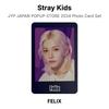 Stray Kids JYP JAPAN POPUP STORE 2024 Набор Фотокарточек Официальная Фотокарточка