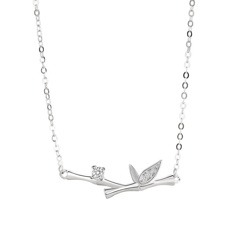 Бамбуковое ожерелье Женское Нишевое Изысканное Модное Универсальное ins Холодный Ветер Высокий Дизайн Подарок Женщинам