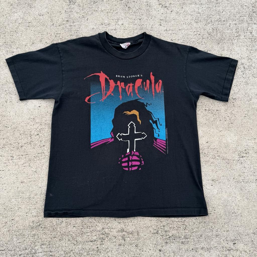 VINTAGE BRAM STOKER'S DRACULA 1992 LARGE SHIRT movie promo horror black Unisex T-Shirt