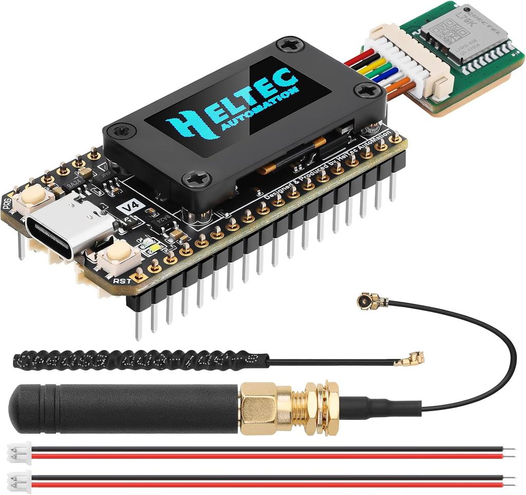 WiFi LoRa 32 V4 Development Board With ESP32-S3 & 0.96" OLED Supports 28dBm LoRa/BLE/WiFi and Solar/GNSS Interfaces 863-928MHZ
